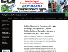 Tablet Screenshot of islandlure.com